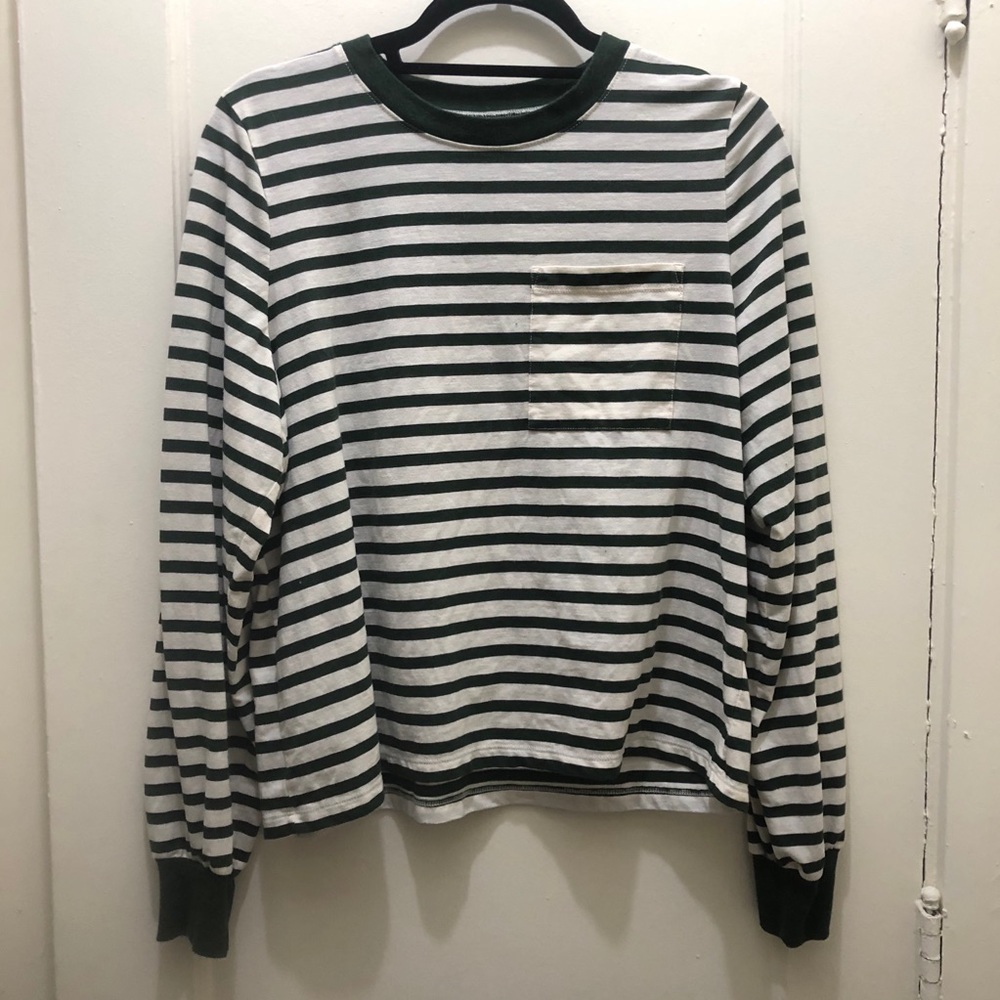 Madewell Northside Longsleeve Striped Tee XL